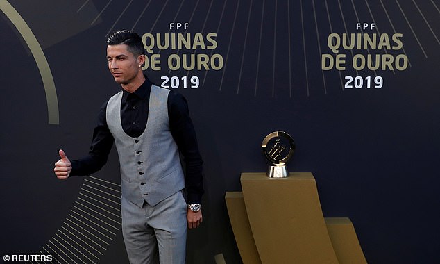 Ronaldo once again won the Portuguese player of the year award — FirstTouch