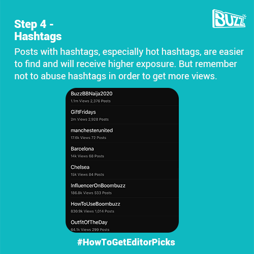 How To Get ‘EditorPicks’  And Become A Boombuzz Influencer