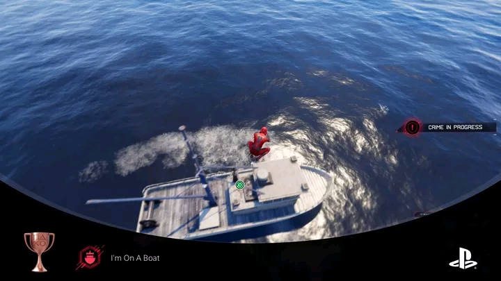Spider-Man Miles Morales I'm On A Boat Trophy Guide (Derelict Boat Location)