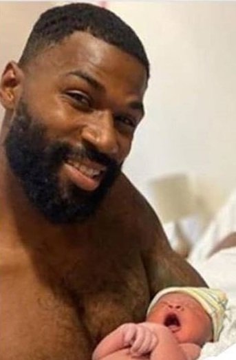 BBNaija's Mike Edwards and wife release 1st family photo after welcoming  baby boy