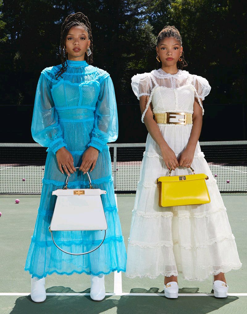 Chloe × Halle Are The Most Beautiful Sisters On The Internet! Fendi Knows, Do You?