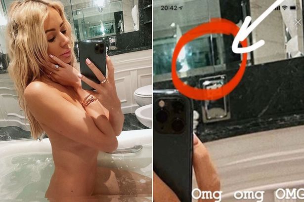 Olivia Attwood poses completely nude in bath - but fans get spooked by  'pervy ghost' | Boombuzz