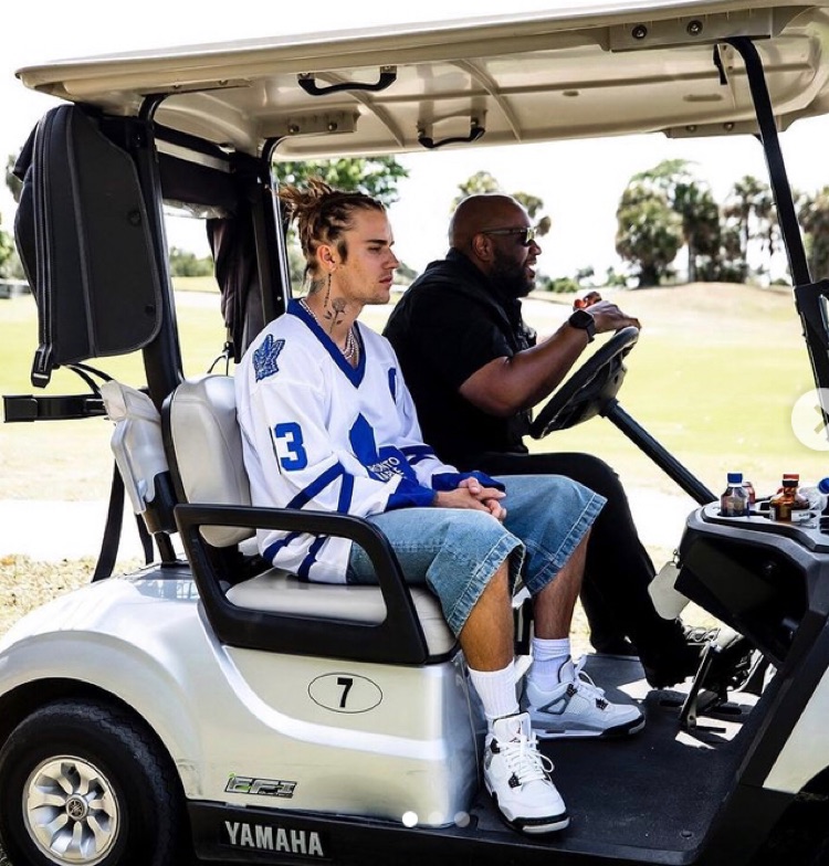 DJ Khaled Almost Crashes Golf Cart