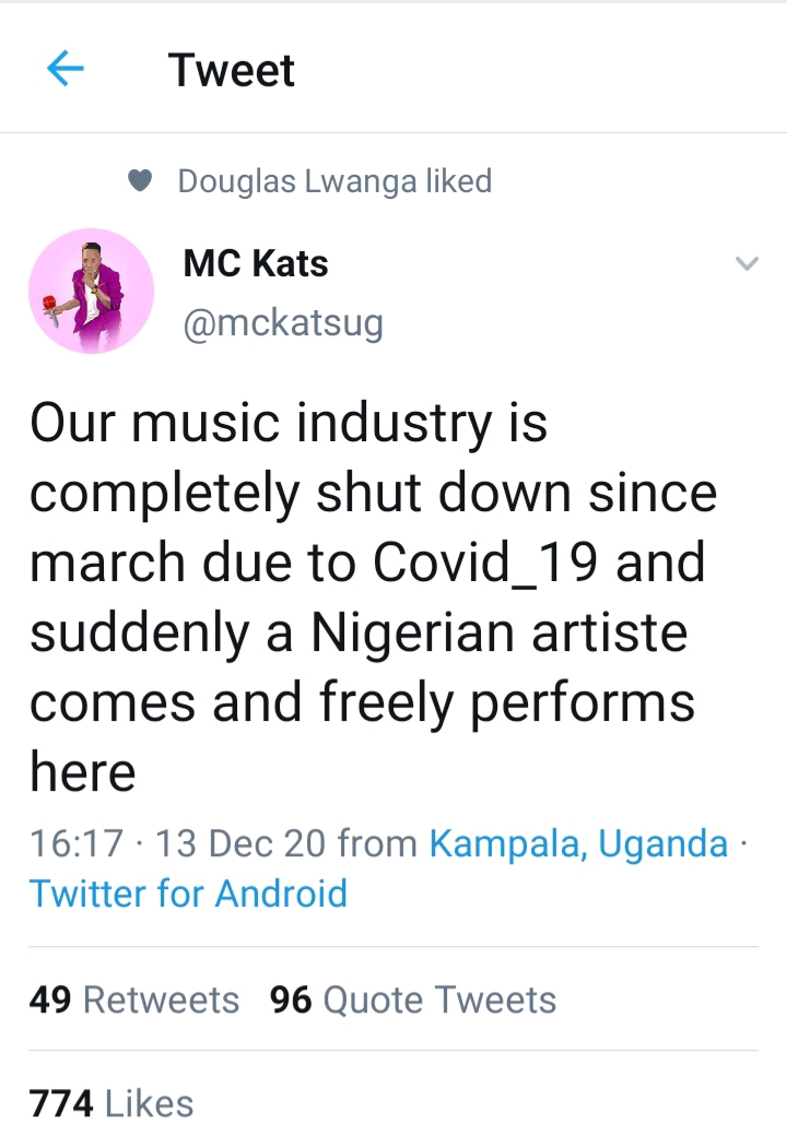Omah Lay and Tems Hold Impressive Concert in Uganda, But Ugandan Artists Are Pissed, Here's Why