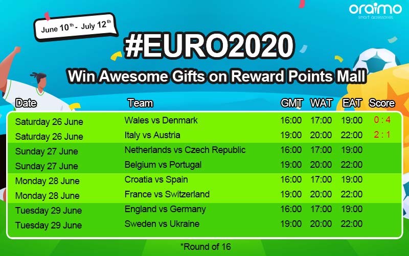 EURO 2020 Giveaway! 1/8 final - Belgium VS Portugal
