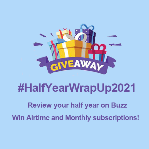Boombuzz Giveaway | Win Airtime and Monthly Subscriptions in our &apos;HalfYearWrapUp2021