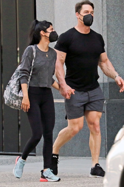 John Cena & Wife Shay Shariatzadeh Hold Hands During Romantic Stroll In  Vancouver | Boombuzz