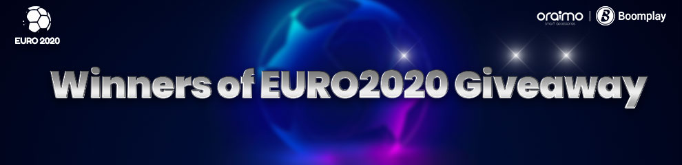 Announcement :  Winners of EURO 2020 Giveaway!