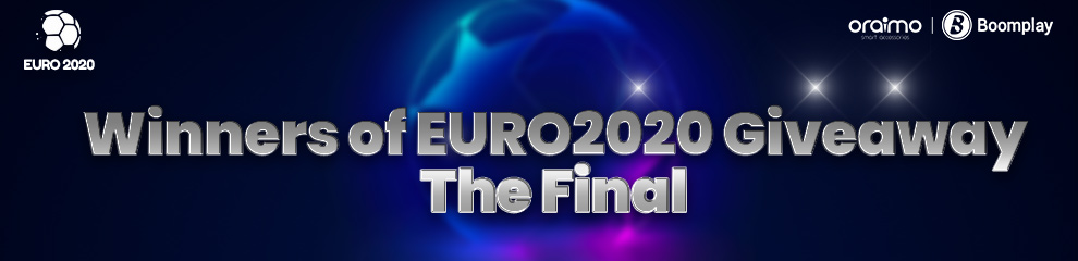 Announcement : Winners of EURO 2020 Giveaway! (The Final) 