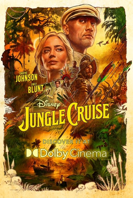 New Jungle Cruise Posters Offer Better Look At Édgar Ramirez’s Armored ...