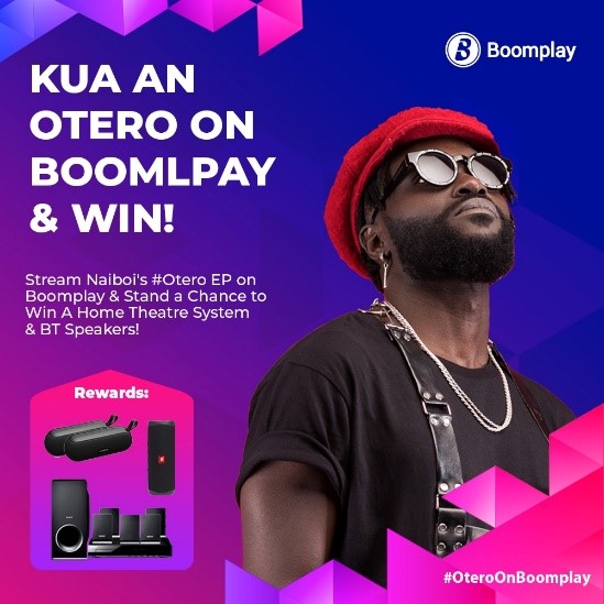 Win a Home Theatre System & BT Speakers by Being an Otero on Boomplay