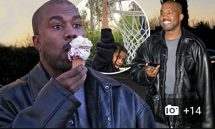Kanye West goes on a casual ice cream run in Calabasas and shares
