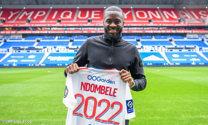Official and confirmed. Tanguy Ndombele joins OL on loan from Tottenham, 
