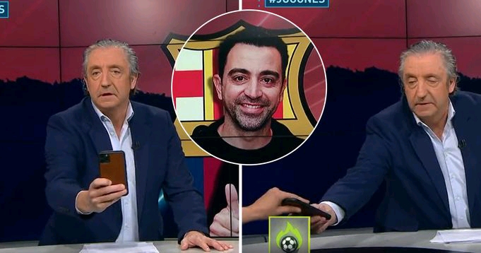 Pro-Real Madrid presenter trending on Twitter after trolling Xavi over 'no phone' rule on TV