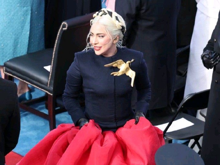 Lady Gaga wore 'bulletproof' dress to President Biden's inauguration