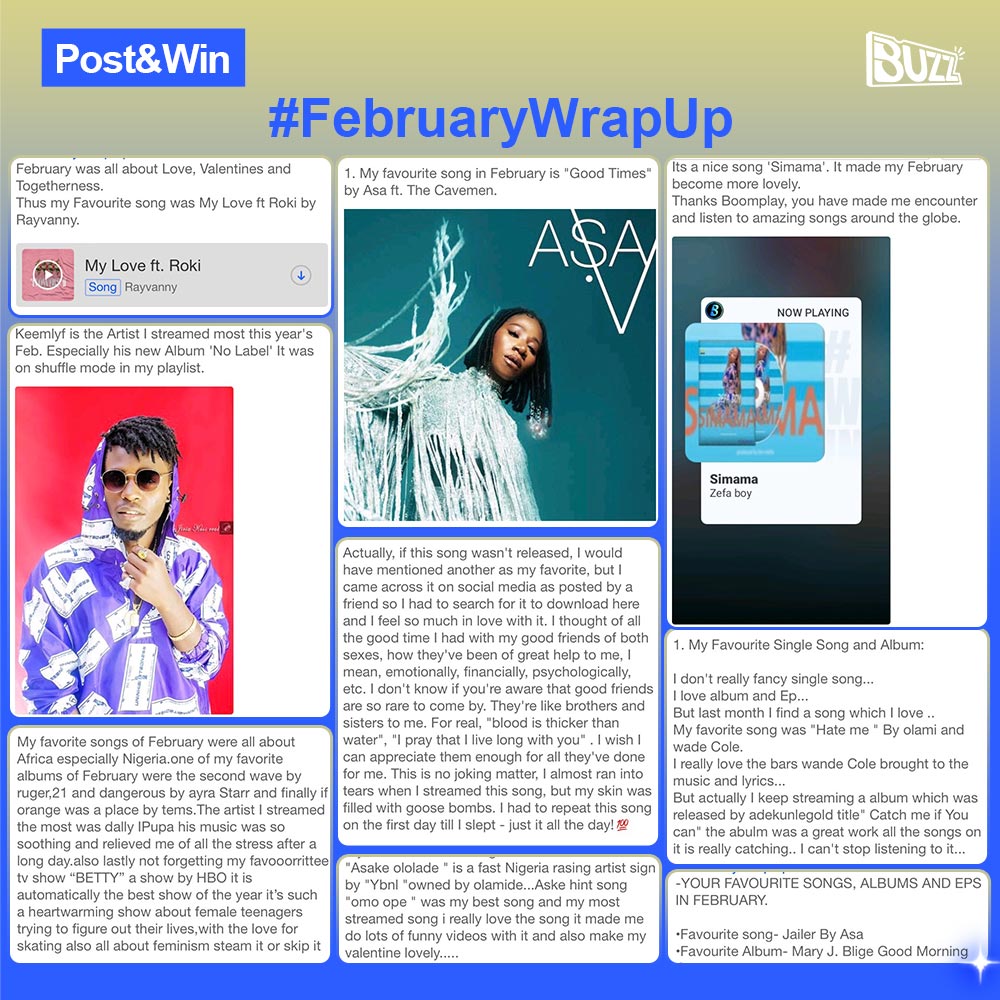 Post&Win | Winner Announcement of &apos;FebruaryWrapUp