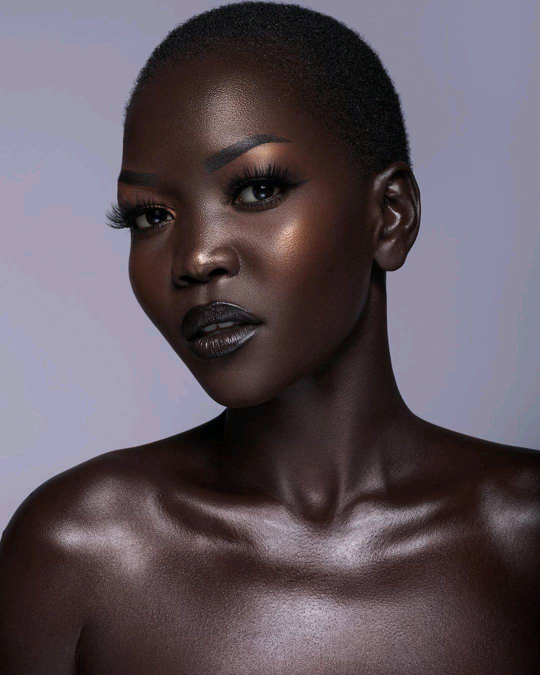 MOST BLACK BEAUTIFUL COLOR GIRL IN THE WORLD.