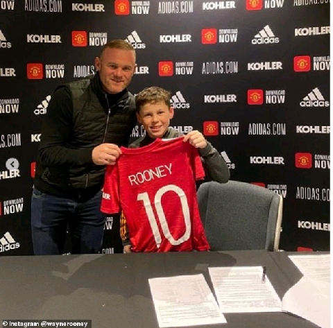 Ronaldo Jr and Kai Rooney both find the net for Manchester United under-12s