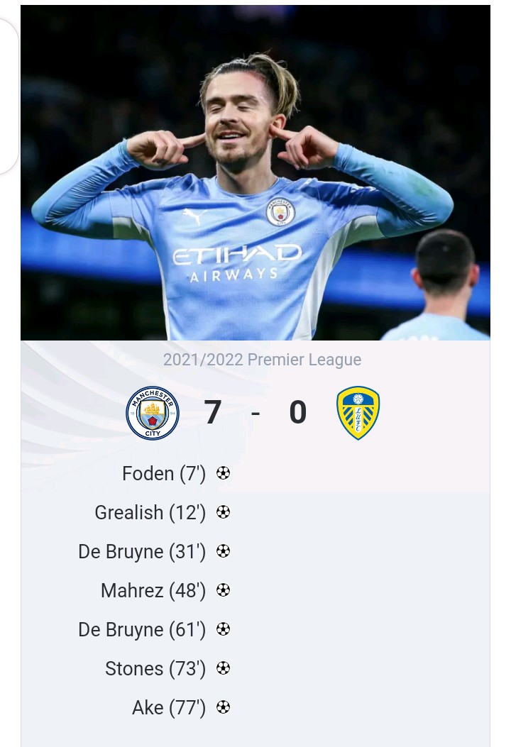 Man City 7-0 Leeds United: Cityzens have scored over 500 goals under Guardiola
