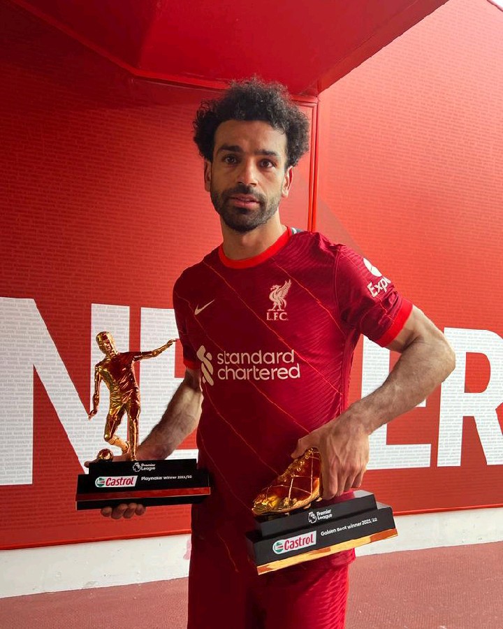 Salah, Mane and Aubameyang share Premier League Golden Boot