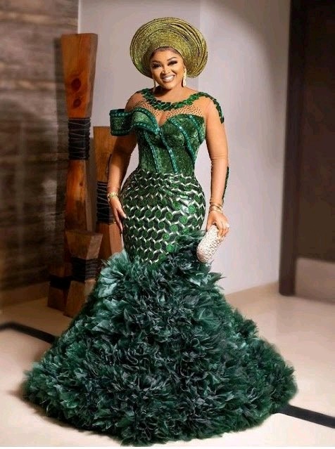 Emerald Green Lace Styles Ladies Can Recreate And Rock To Upcoming Events