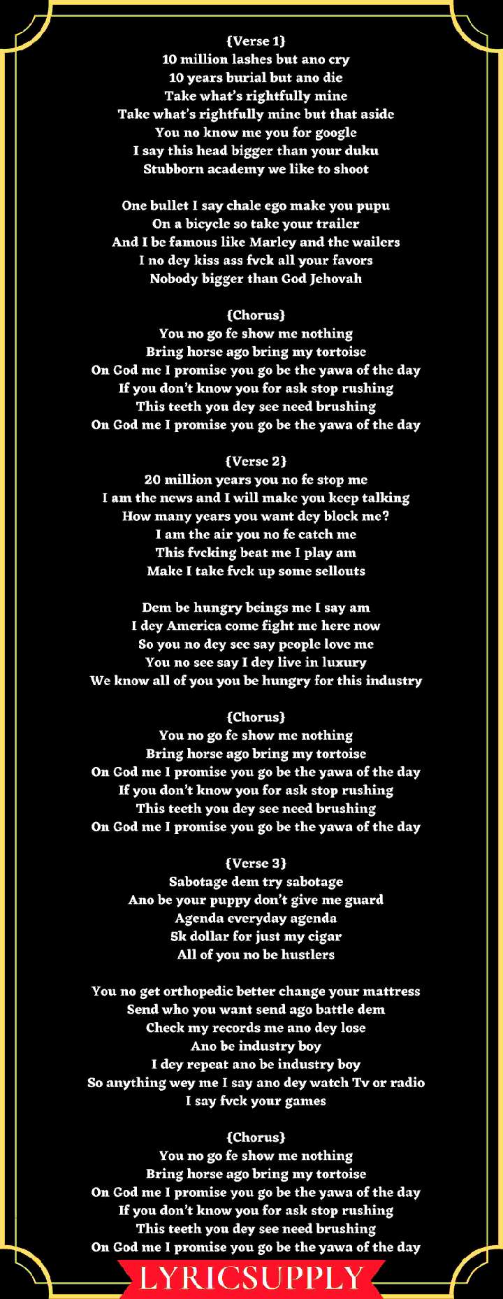 GHlyrics.com - Shatta Wale – Sacrifice Lyrics VERSE 1 Forgive me if I hurt  you Forgive me if I disappointed you Forgive me if you know say you no love  me Forgive