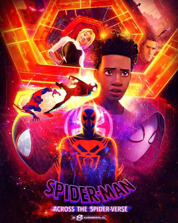 Spiderman Across The Spider-Verse movie poster (c) - Spiderman poster - 11  x 17