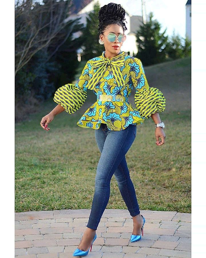 Beautiful Ankara Tops Styles – Fashion and Style – Flipmemes  African  print fashion, African print peplum top, African fashion women clothing