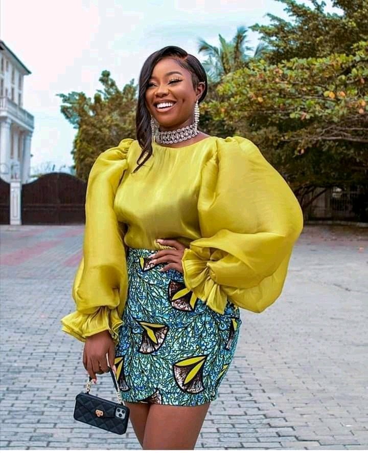 Adorable Ankara Skirt Styles For African Young Ladies To Recreate