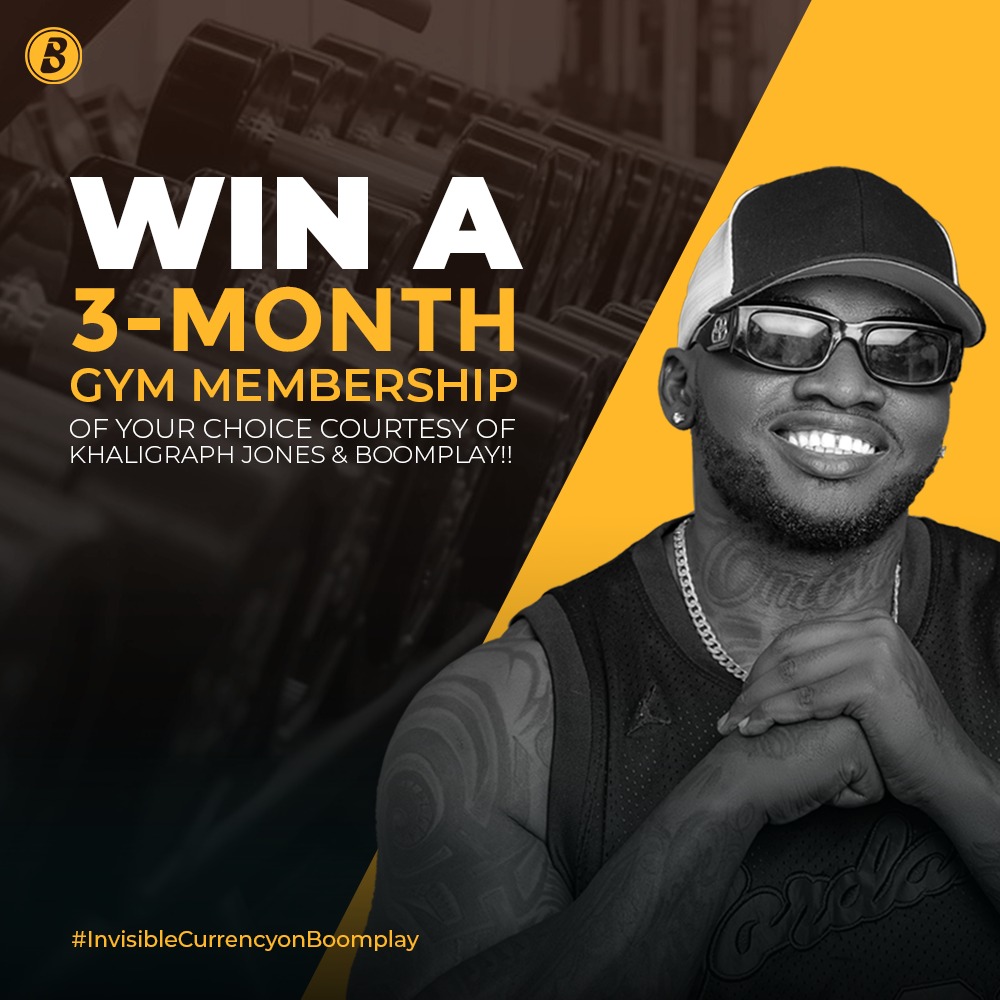Win a 3-Month Gym Membership of Your Choice Courtesy of Khaligraph Jones & Boomplay