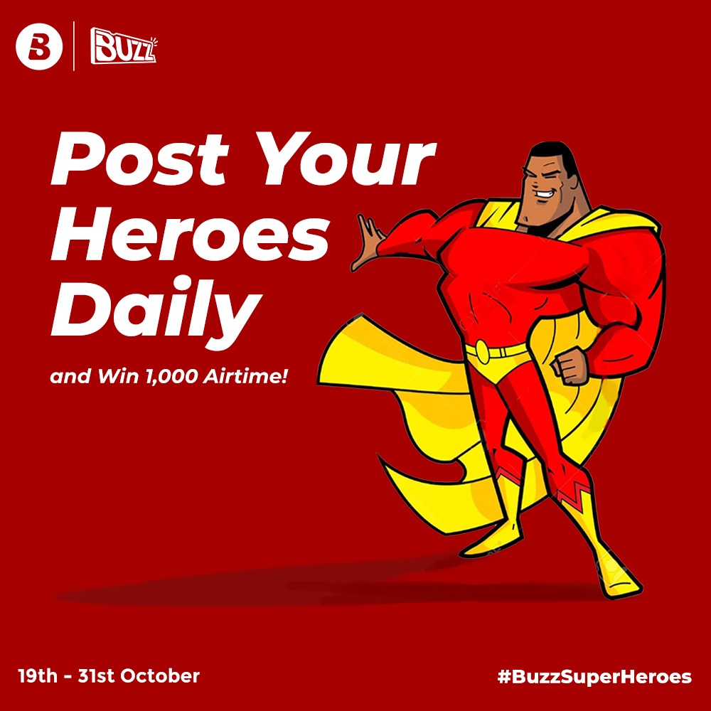 Post Your Heroes Daily and Win 1000 Ksh Airtime! 