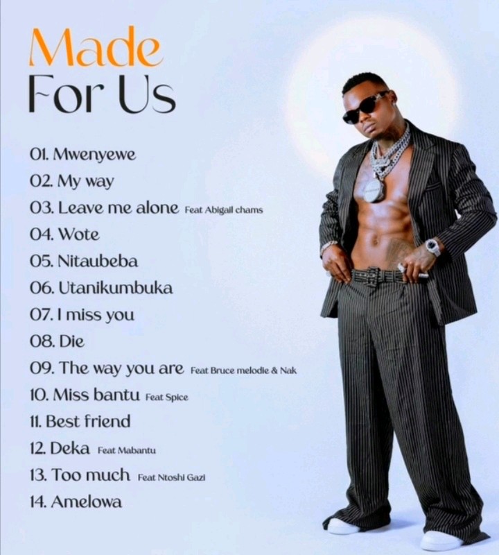 Tanzanian Music Star Harmonize Releases New Album Titled "Made For Us" 