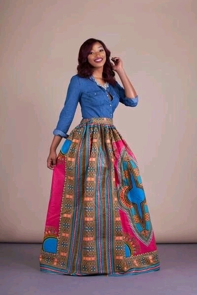 Ankara maxi best sale skirts designs