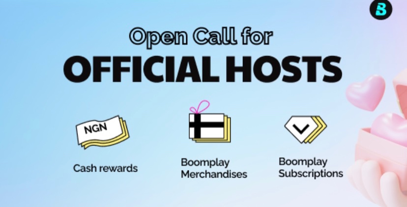Open Call For Boom Live Host