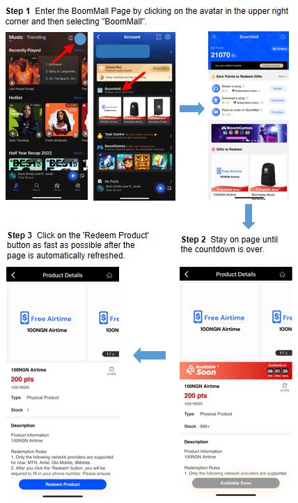 Boomplay Flash Redeem from 12 September to 18 September! | Boombuzz