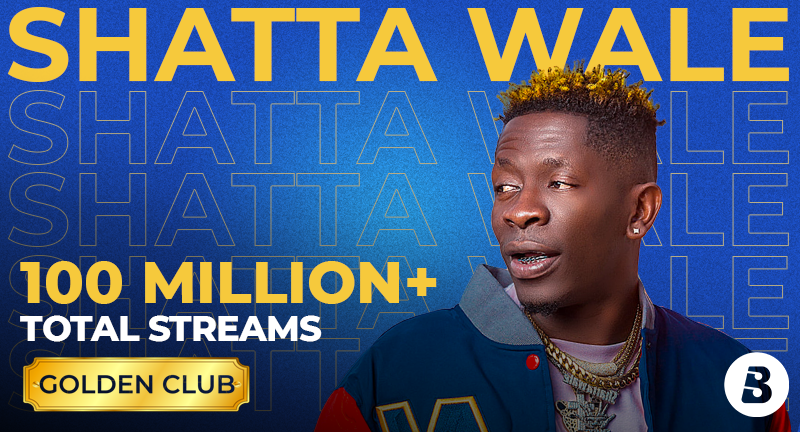 Shatta Wale Joins Boomplay's Golden Club with 100M Streams