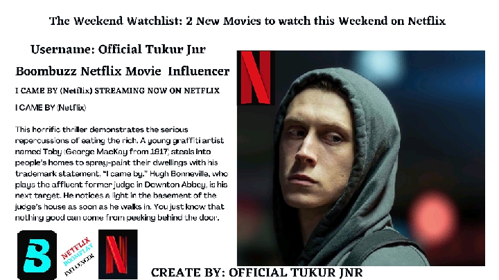 NEW (2) MOVIES TO WATCH THIS WEEKEND ON NETFLIX 
