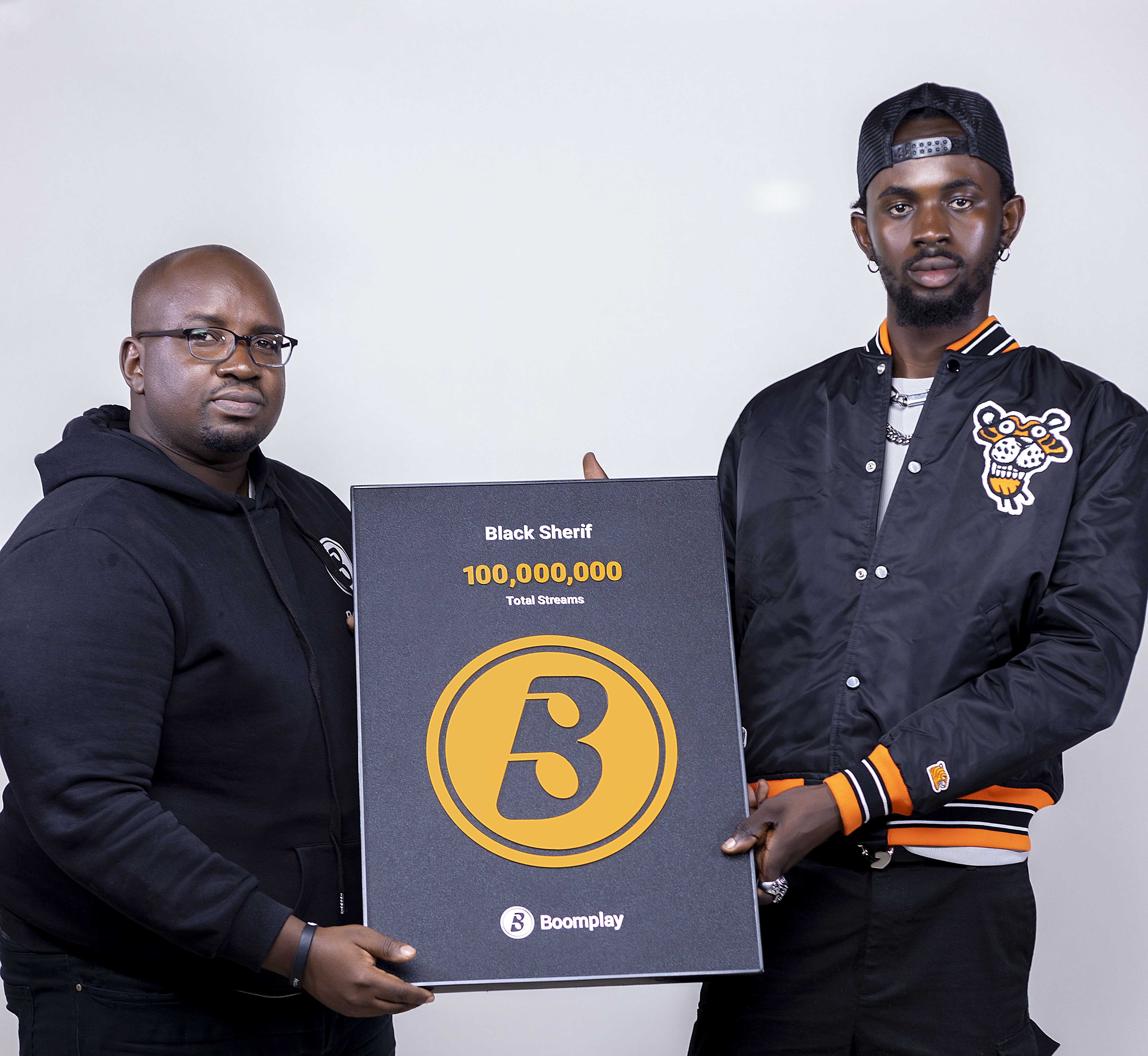 Black Sherif Receives Boomplay Golden Club Plaque