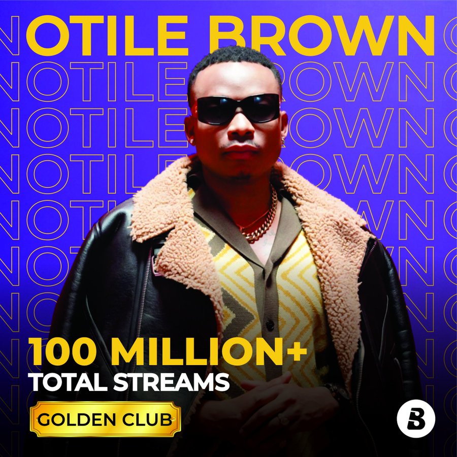 Otile Brown Hits 100M Streams on Boomplay!