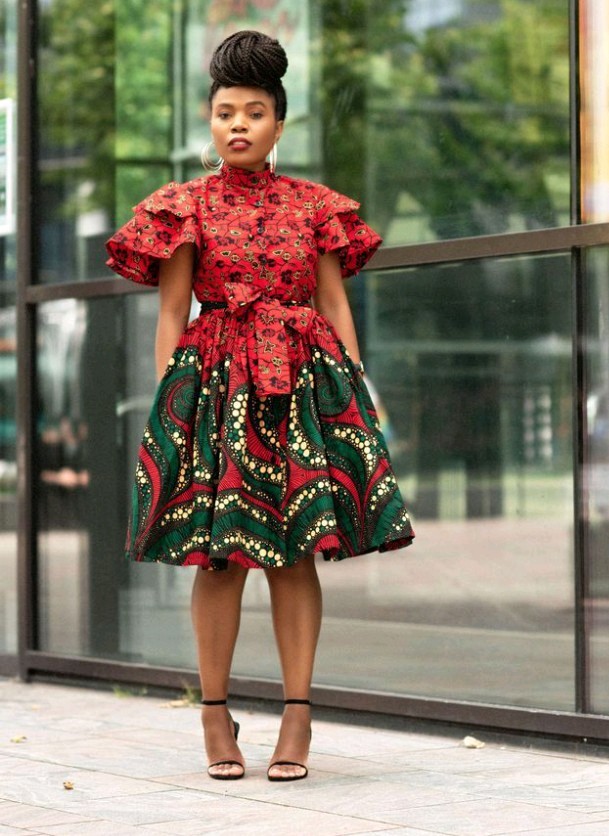 TRENDING FASHION | Ankara Short Gown Styles For Stylish Ladies.