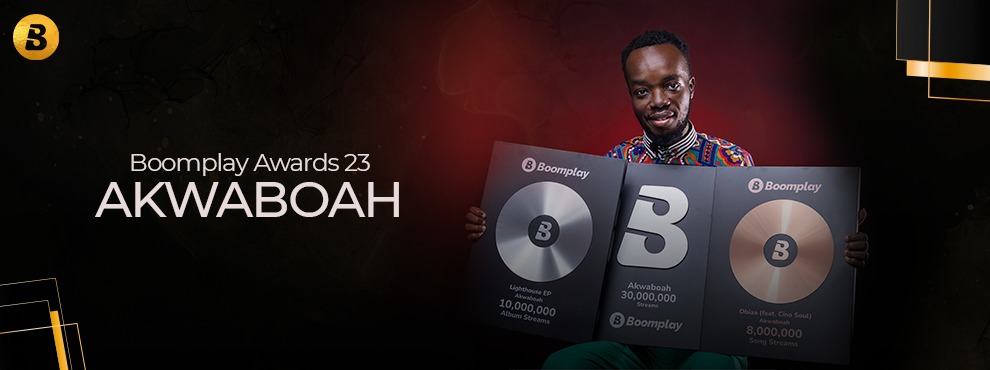 Akwaboah Sings His Way into Three Boomplay Awards 