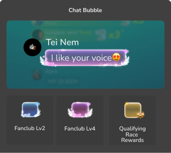 [BoomLive New Feature] Chat Bubble and Gifting Notification!