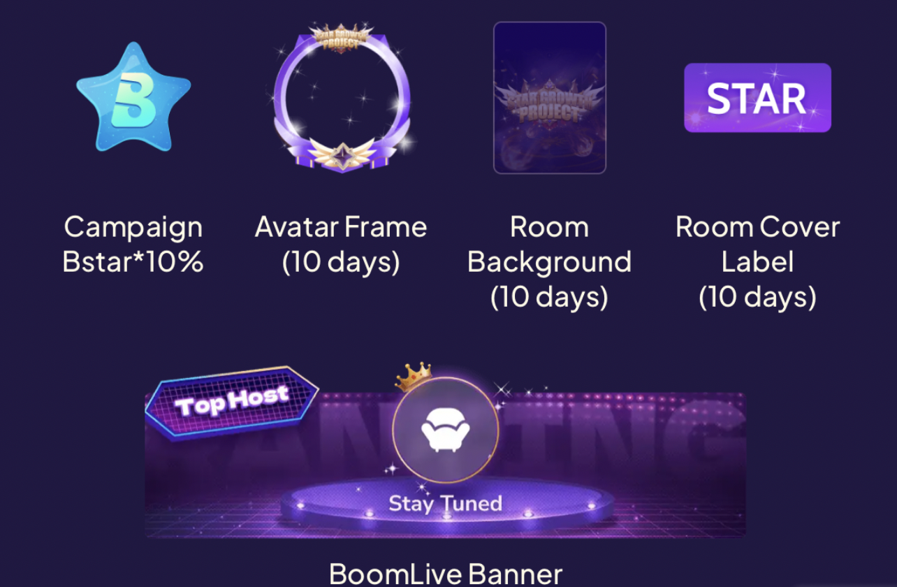 [BoomLive Campaign] Only Two Days Left on Star Growth Project