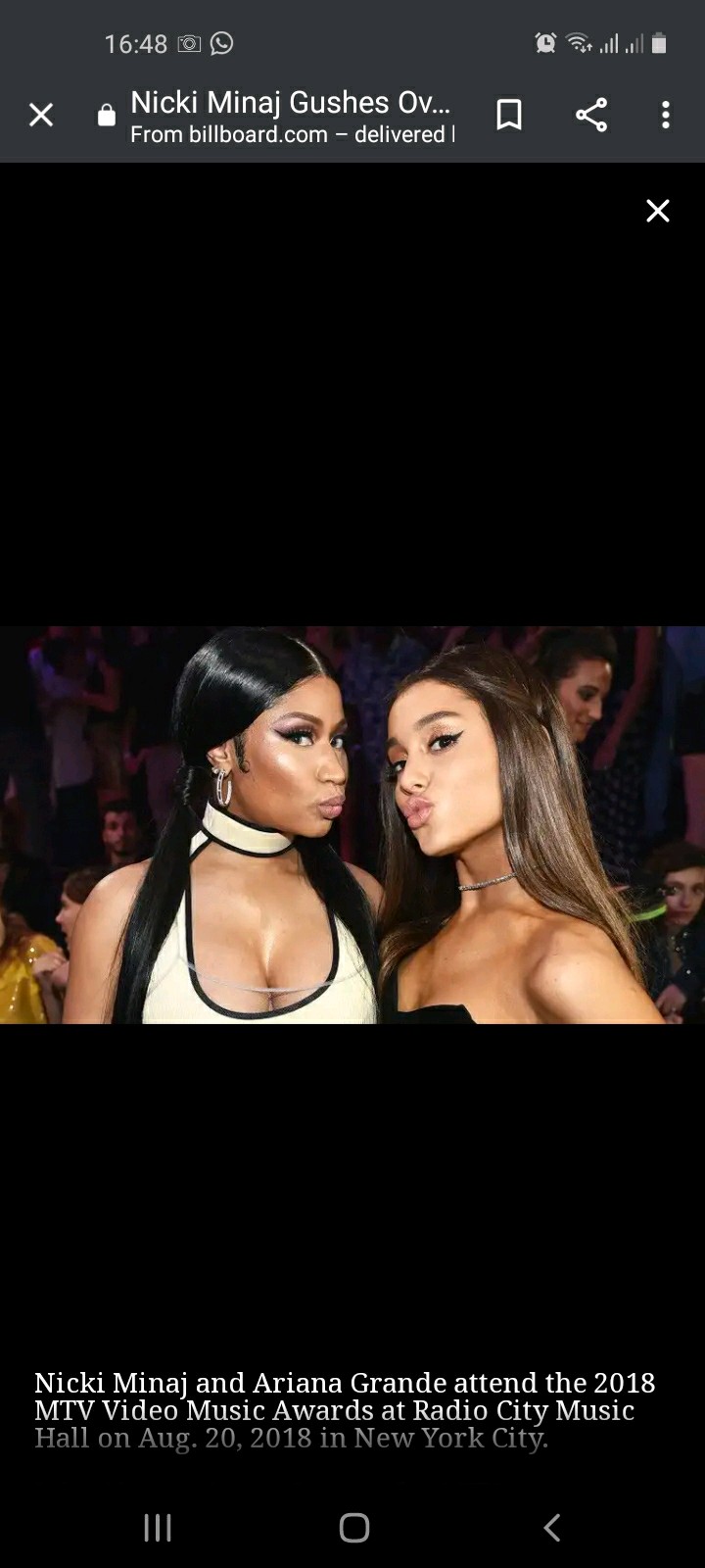 Nicki Minaj Gushes Over the 'Gorgeous Gifts' Ariana Grande Sent Her Baby Boy After His Birth