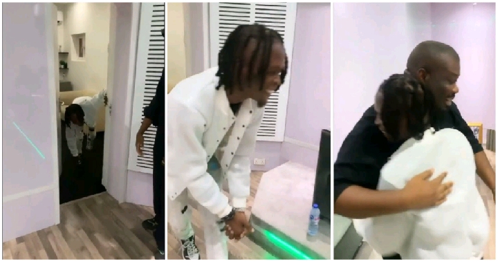 See Heartwarming Moment BBNaija Laycon Meets Don Jazzy For The First Time