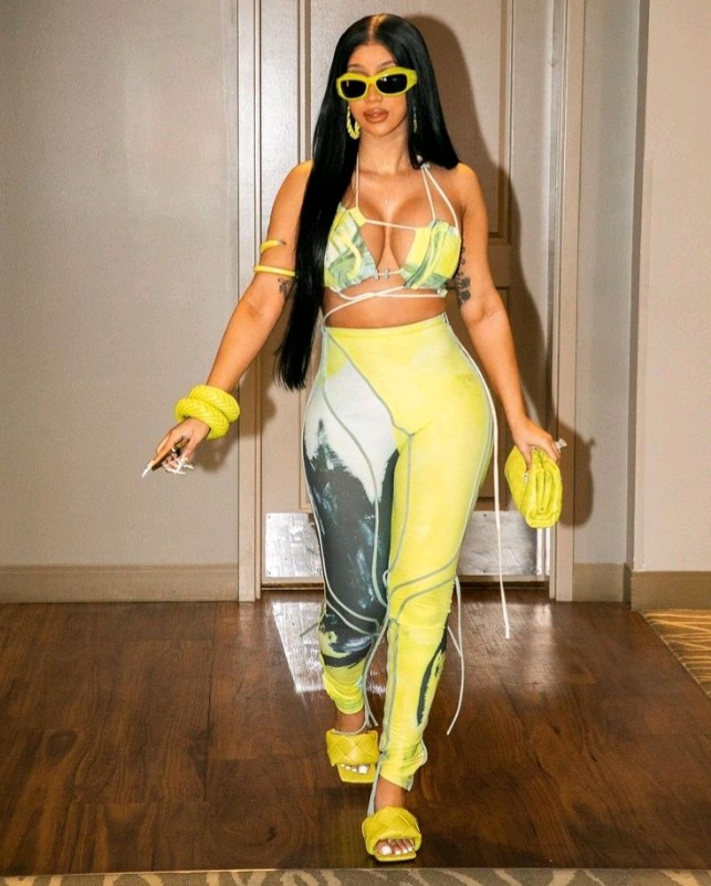 Cardi B Is Ready For Spring In One Of 2021's Coolest Designers 