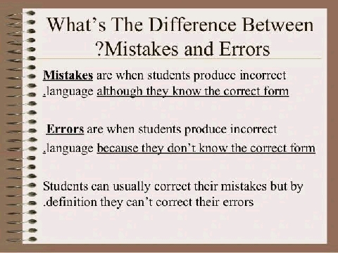 Qual é a diferença entre blunder  e mistake ?
