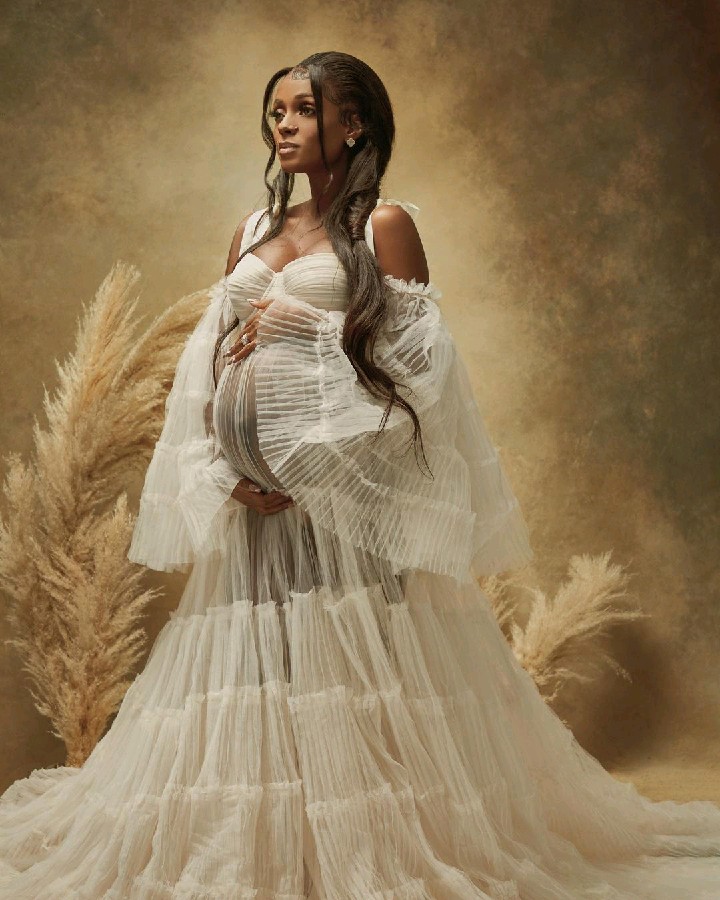 Vanessa Mdee is heavily pregnant! Check out cute photos from her pregnancy shoot