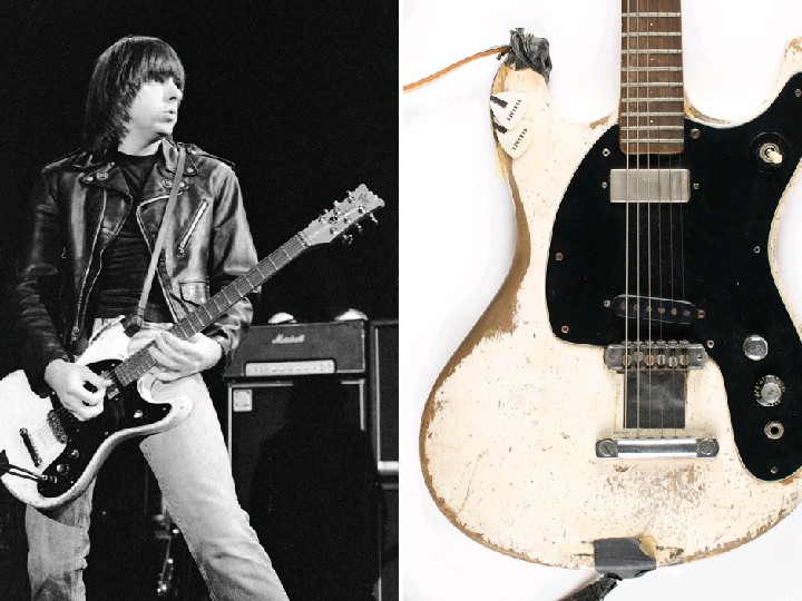 Johnny Ramone's main Mosrite electric has sold for over $900,000
