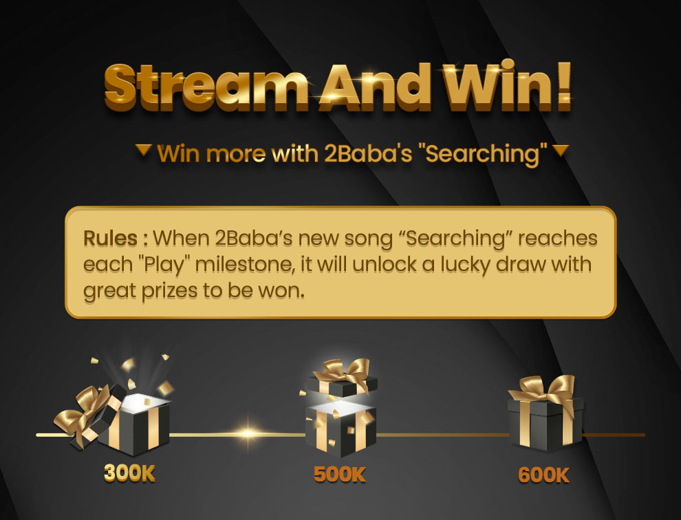 Stream & Win! Find More Wins With 2Baba's “Searching”